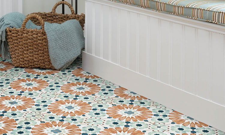 Tile room scene