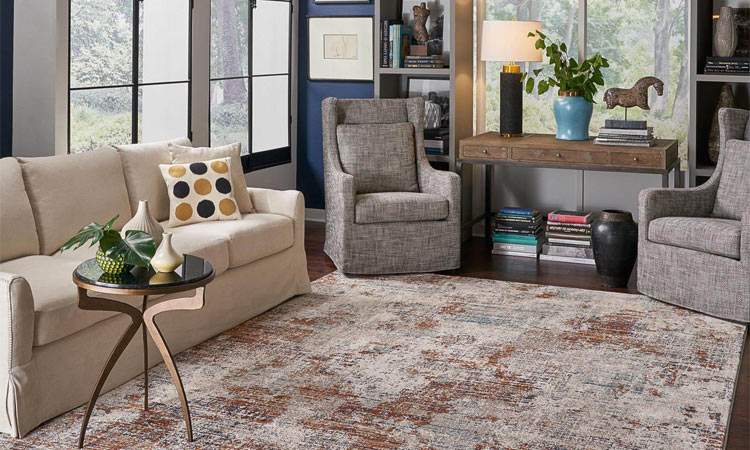 Area rug room scene