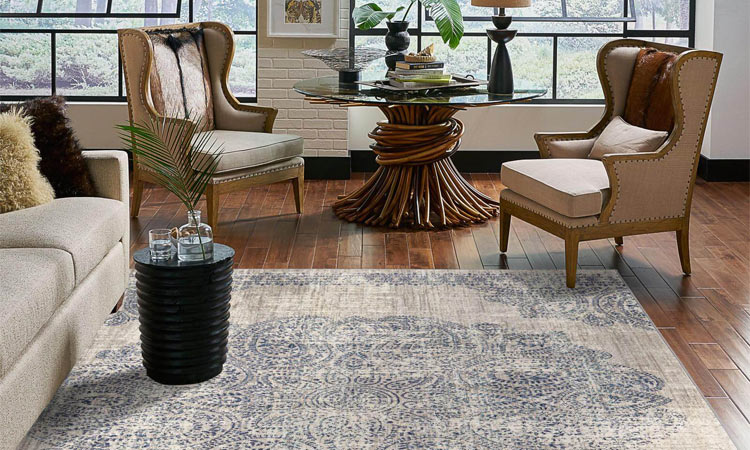 Area rug room scene