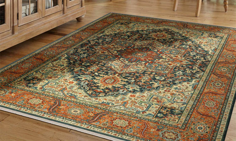 Area rug room scene