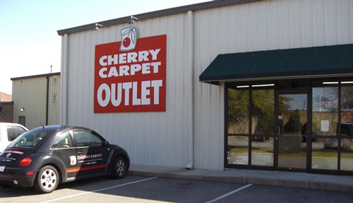 Cherry Carpet outlet store exterior sunny day