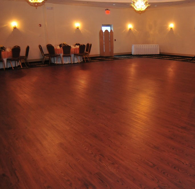 Expansive event center interior